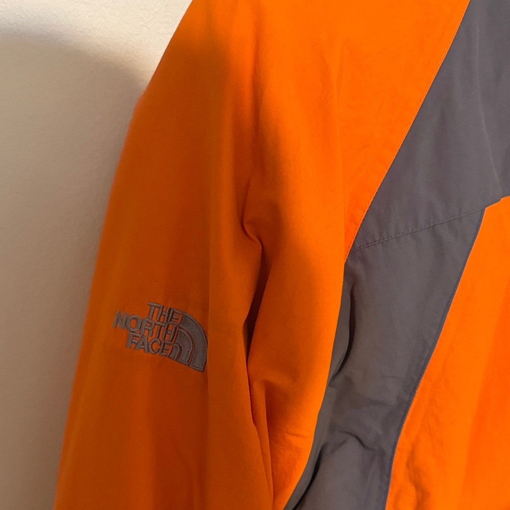 The North Face Orange and Gray Women’s Mountain Jacket with Detachable Sweater - Picture 6 of 8